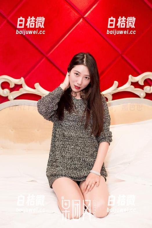 GIRLT果团网 - 套图里的周妍希，黑色也是一种交流方式吗？