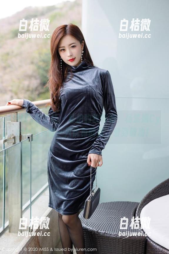 IMiss爱蜜社 - 私拍豹纹特辑，杨紫嫣Cynthia宛如一只优雅的猫，爱到破功！