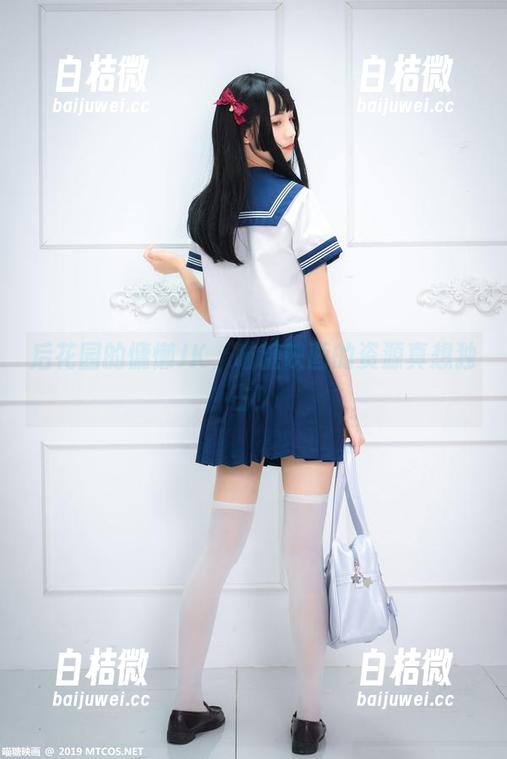 后花园的慵懒JK，喵糖映画的资源真想独占！